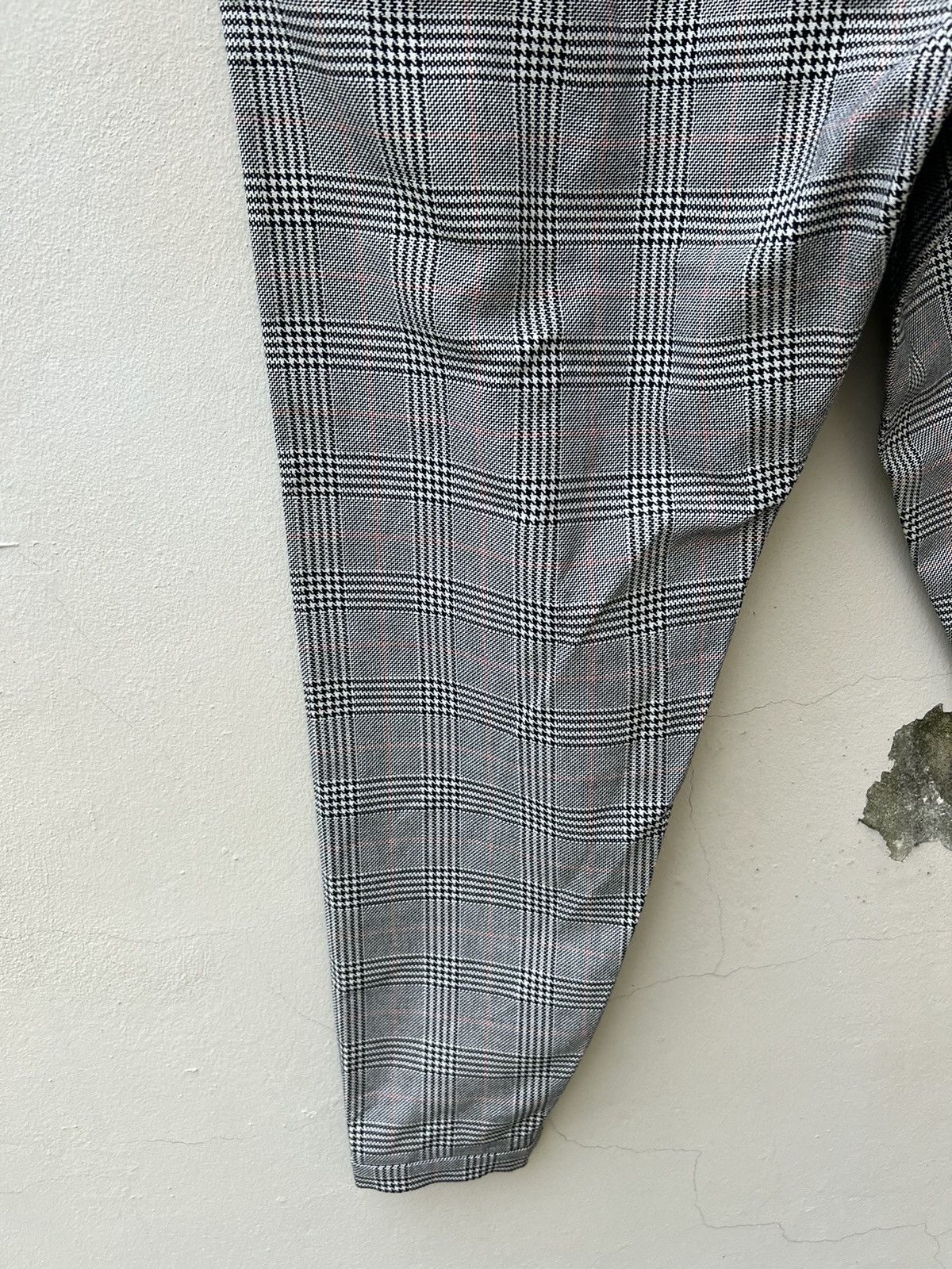 Japanese Brand MS BRAGUS Japan Check Wide Skinny Hooked Hem Trouser Pant Size US 34 / EU 50 - 18 Thumbnail