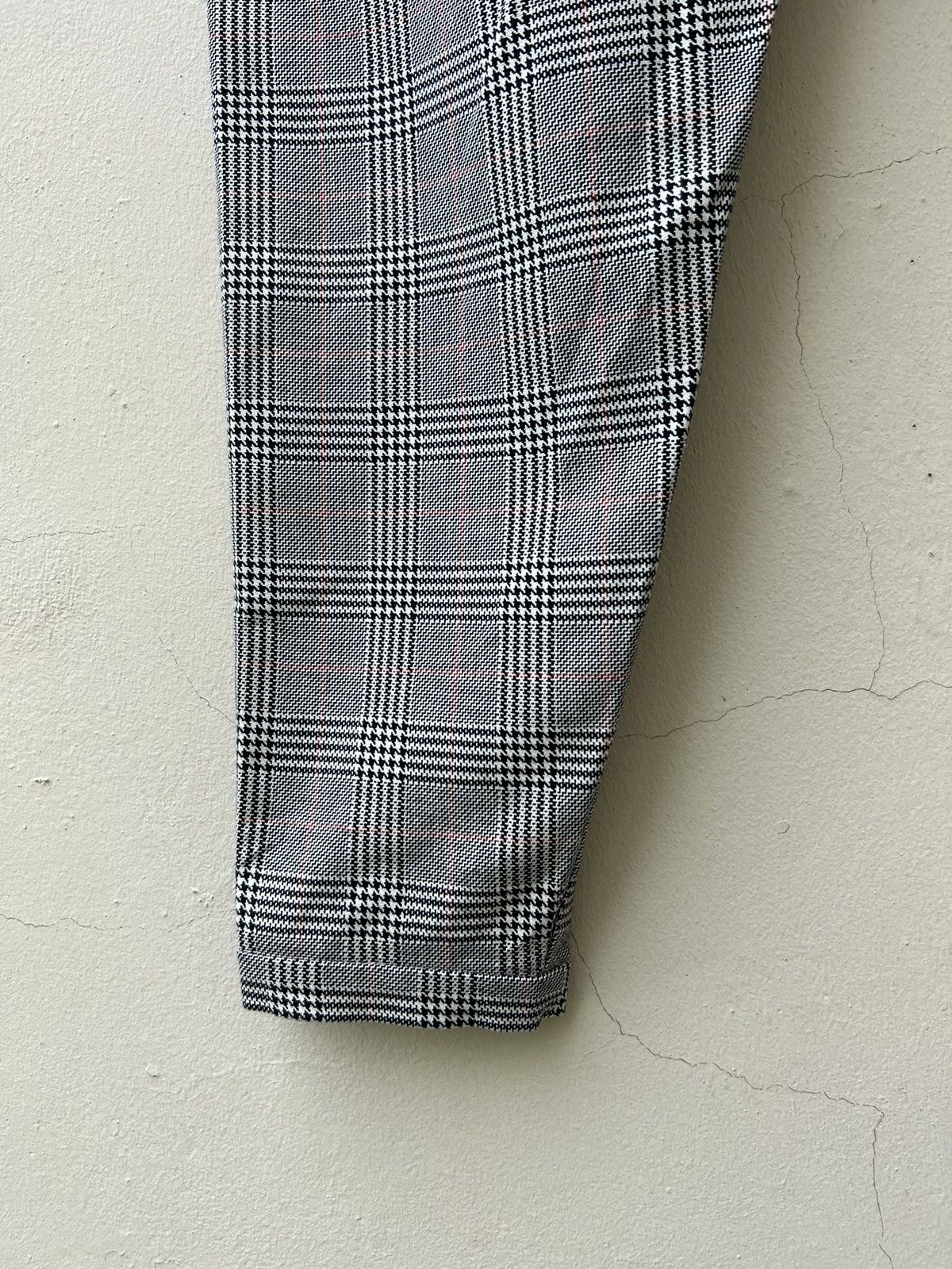 Japanese Brand MS BRAGUS Japan Check Wide Skinny Hooked Hem Trouser Pant Size US 34 / EU 50 - 19 Thumbnail