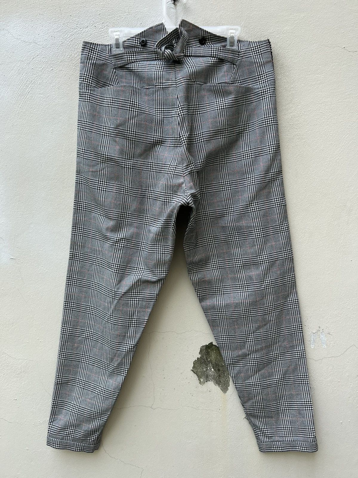Japanese Brand MS BRAGUS Japan Check Wide Skinny Hooked Hem Trouser Pant Size US 34 / EU 50 - 13 Thumbnail