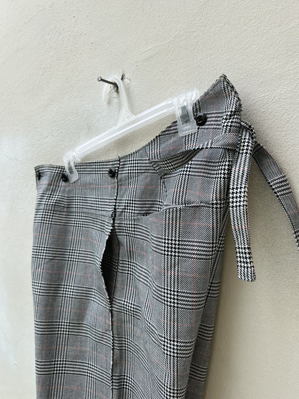 Japanese Brand MS BRAGUS Japan Check Wide Skinny Hooked Hem Trouser Pant Size US 34 / EU 50 - 23 Thumbnail