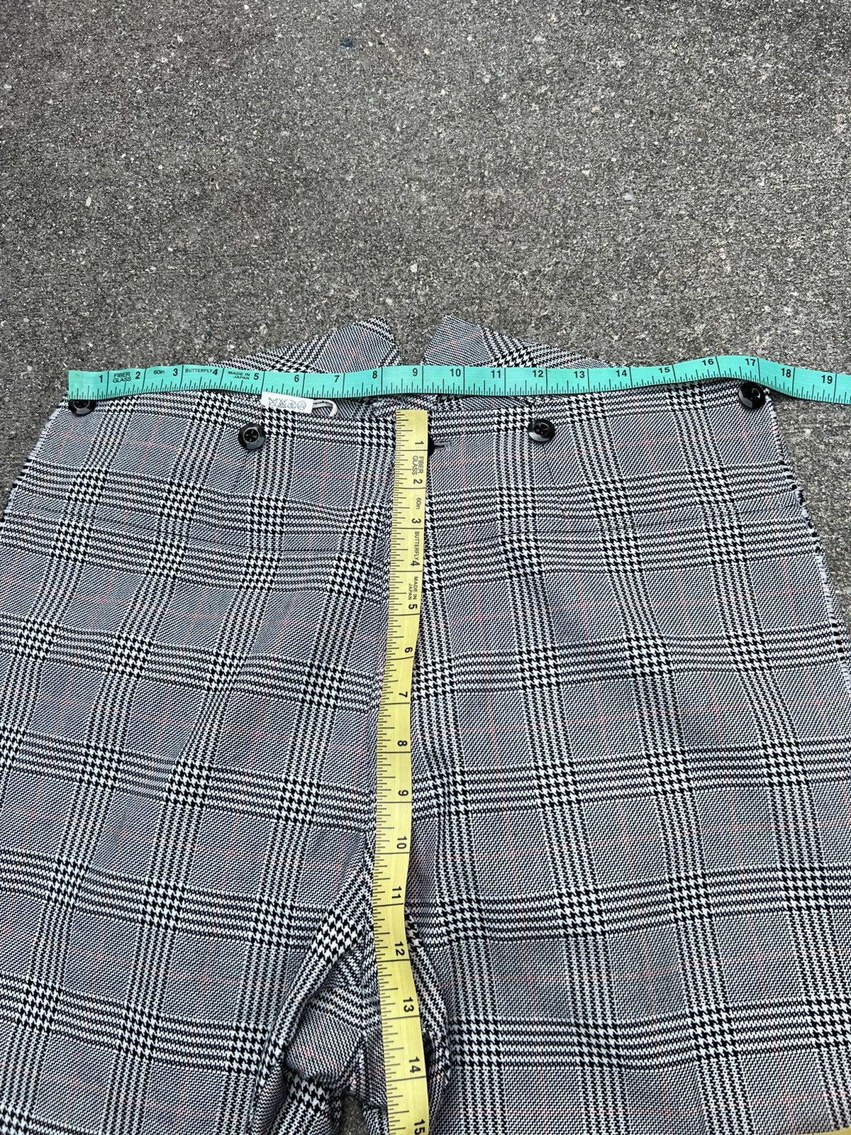 Japanese Brand MS BRAGUS Japan Check Wide Skinny Hooked Hem Trouser Pant Size US 34 / EU 50 - 2 Thumbnail