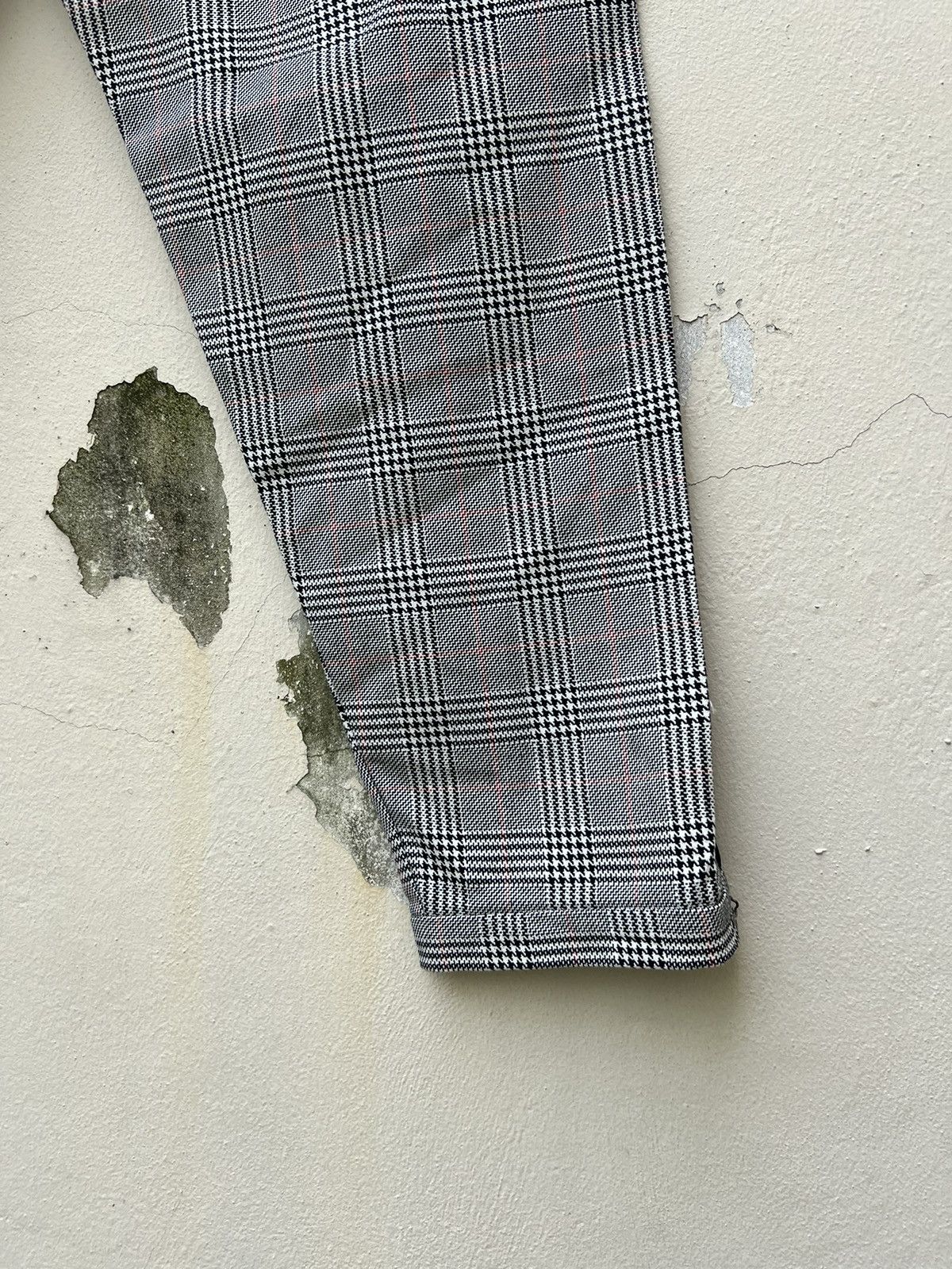 Japanese Brand MS BRAGUS Japan Check Wide Skinny Hooked Hem Trouser Pant Size US 34 / EU 50 - 21 Thumbnail