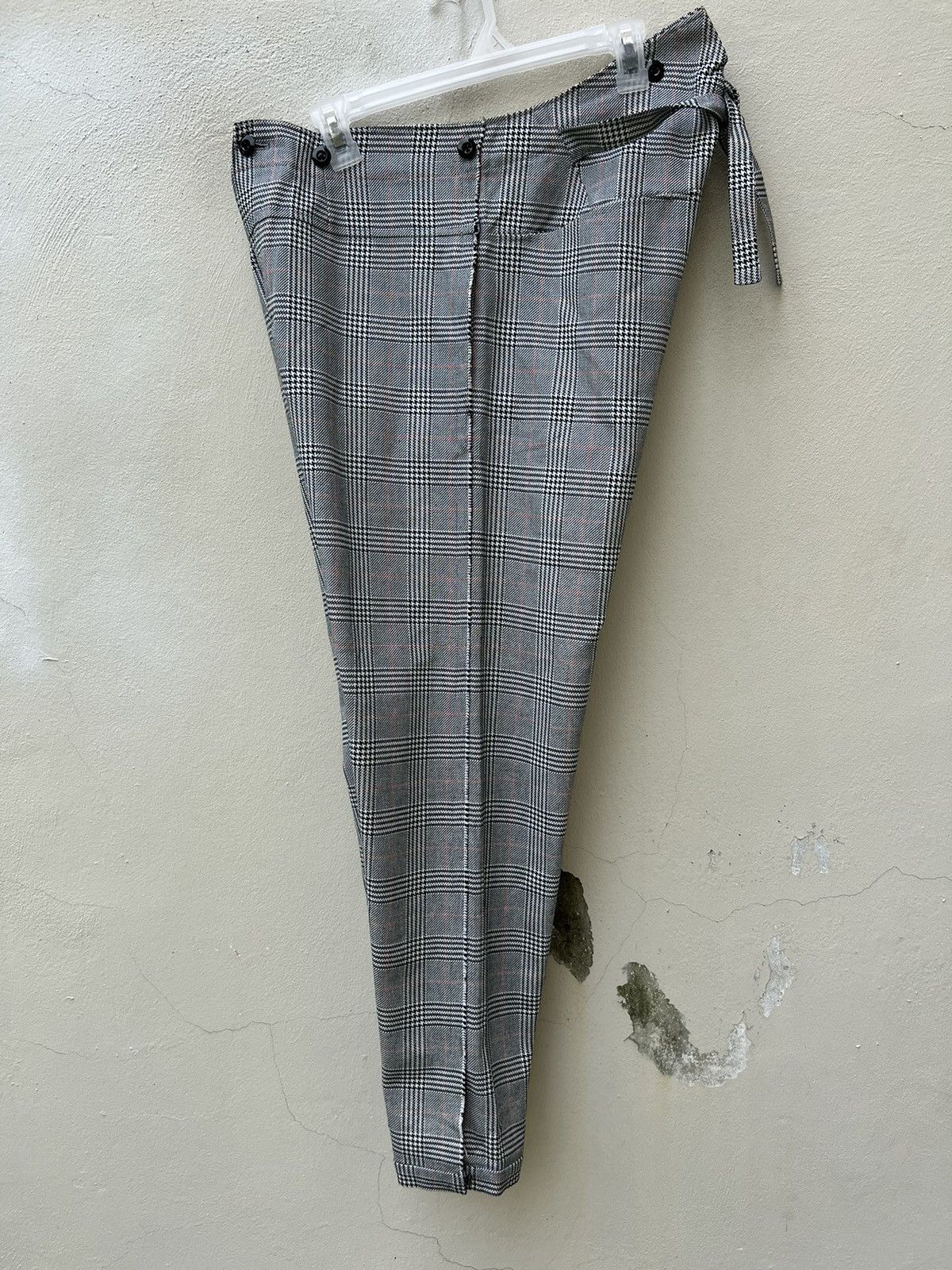 Japanese Brand MS BRAGUS Japan Check Wide Skinny Hooked Hem Trouser Pant Size US 34 / EU 50 - 22 Thumbnail