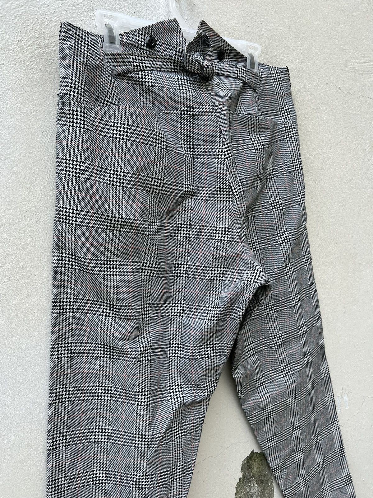 Japanese Brand MS BRAGUS Japan Check Wide Skinny Hooked Hem Trouser Pant Size US 34 / EU 50 - 14 Thumbnail