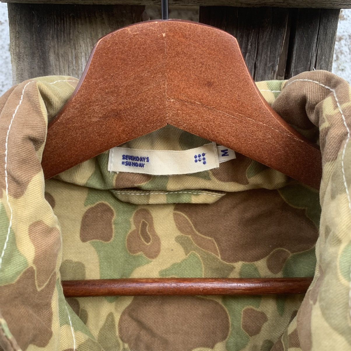 Vintage VINTAGE Y2K FROG SKIN CAMO ARMY HOODIE JAPANESE RARE JACKET Size US S / EU 44-46 / 1 - 12 Thumbnail