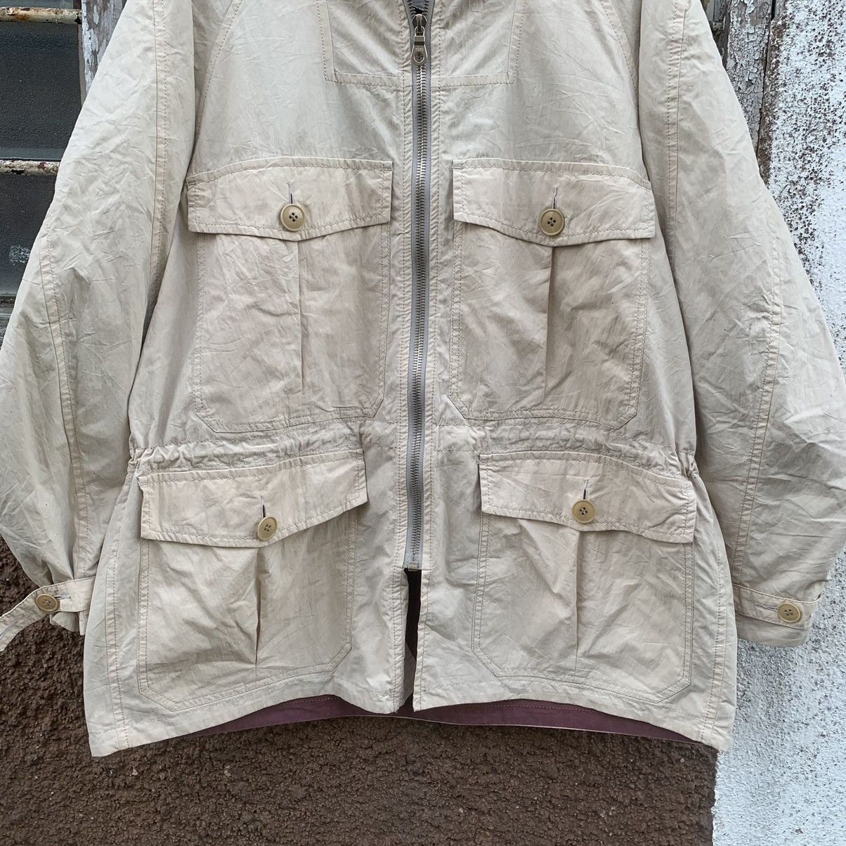 Japanese Brand × Nigel Cabourn VINTAGE NIGEL CABOURN HOODIE RIRI ZIPPER BIG POCKET JACKET Size US L / EU 52-54 / 3 - 2 Thumbnail