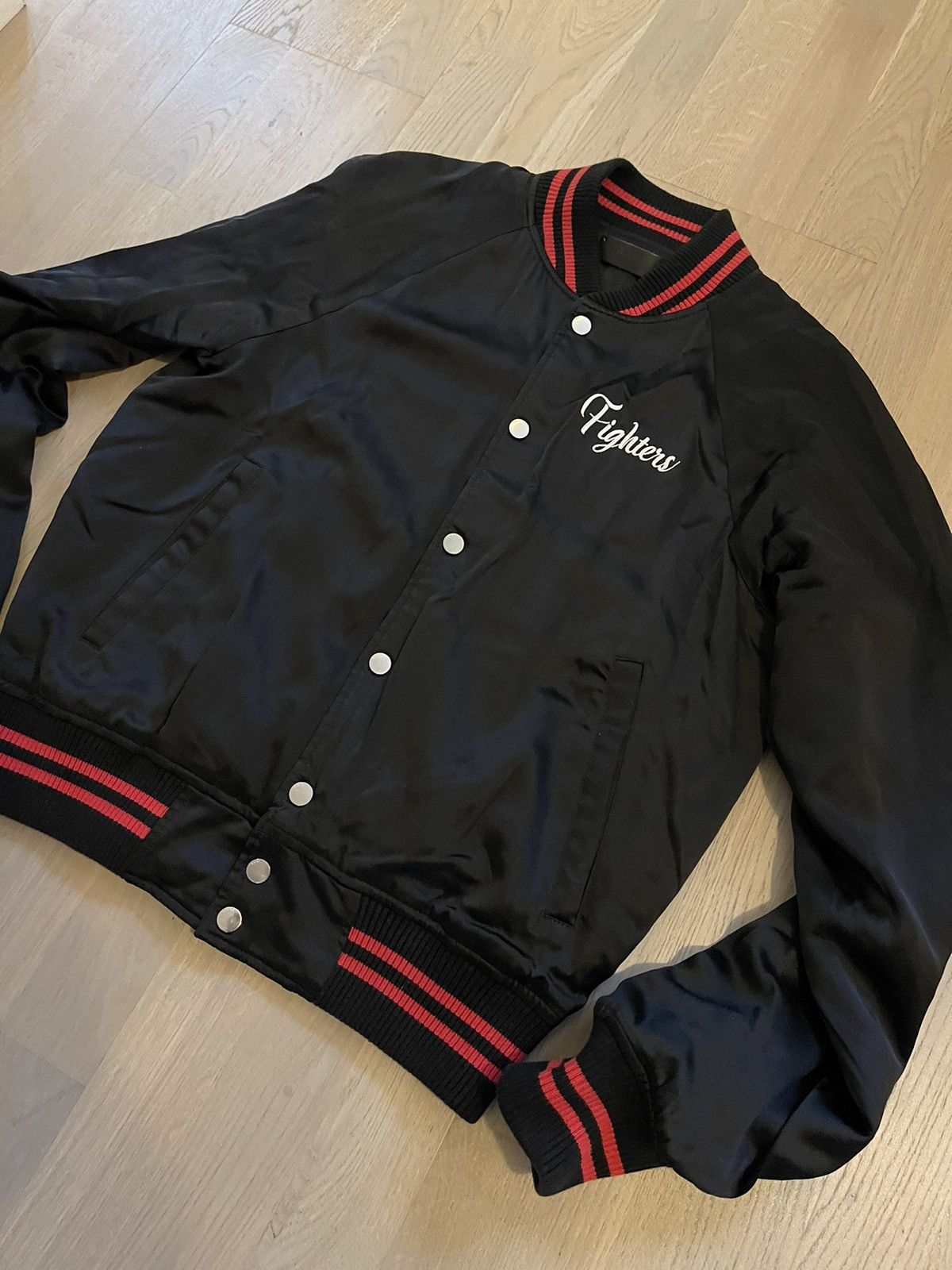 AMIRI bomber jacket real MEASUREMENTS in photos by tape meas