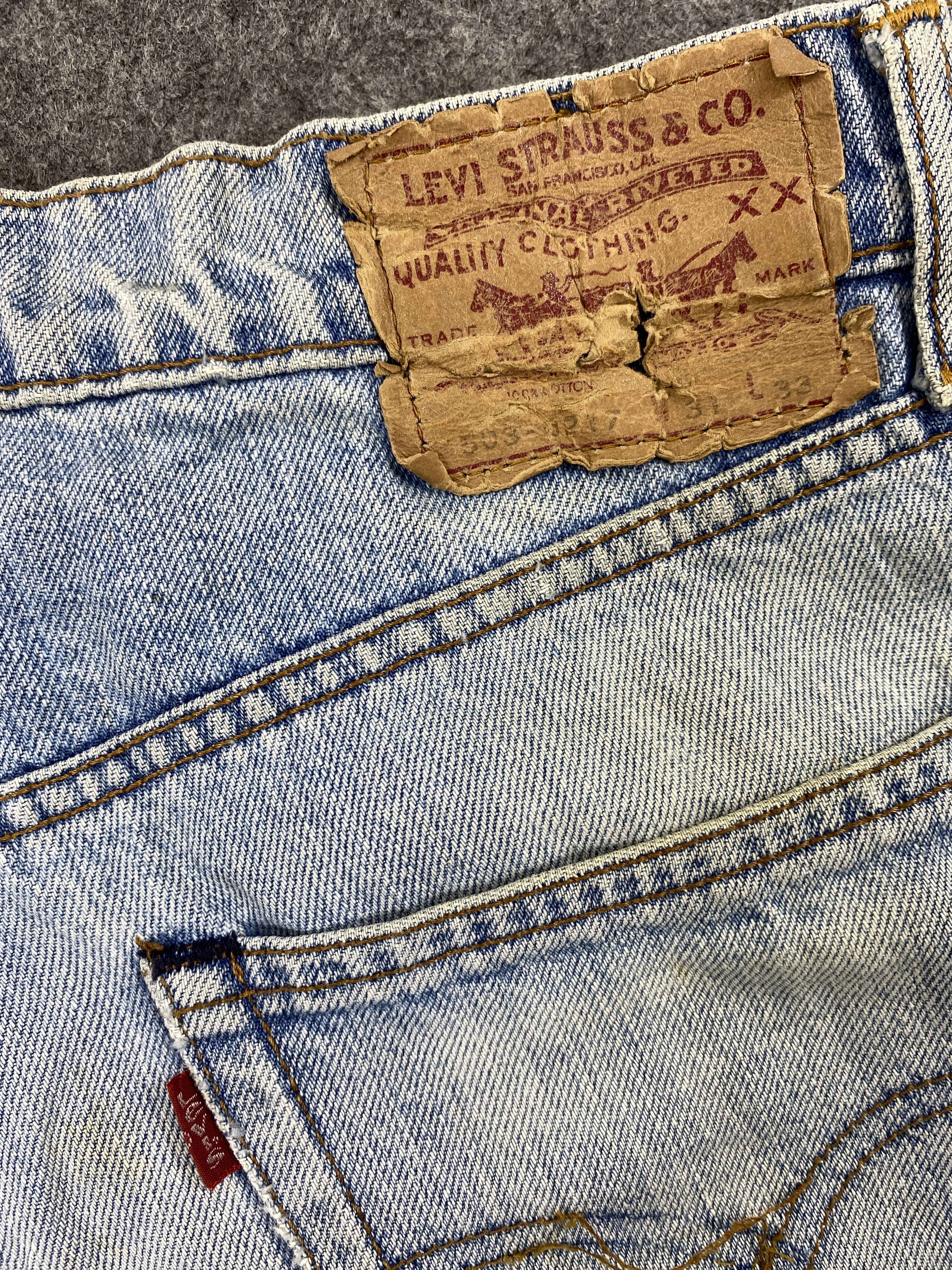 Levi's Light Wash Vintage Levi's 503 29x29.5 Denim -JN1397 Size US 29 - 9 Thumbnail