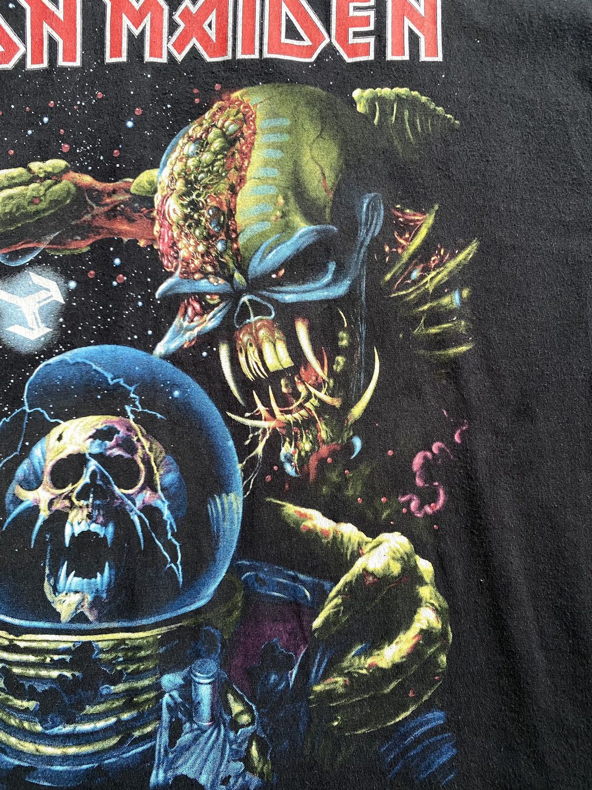 Band Tees × Iron Maiden × Vintage 00’s Vintage Iron Maiden The Final Frontier T Shirt Y2K Size US XL / EU 56 / 4 - 5 Thumbnail