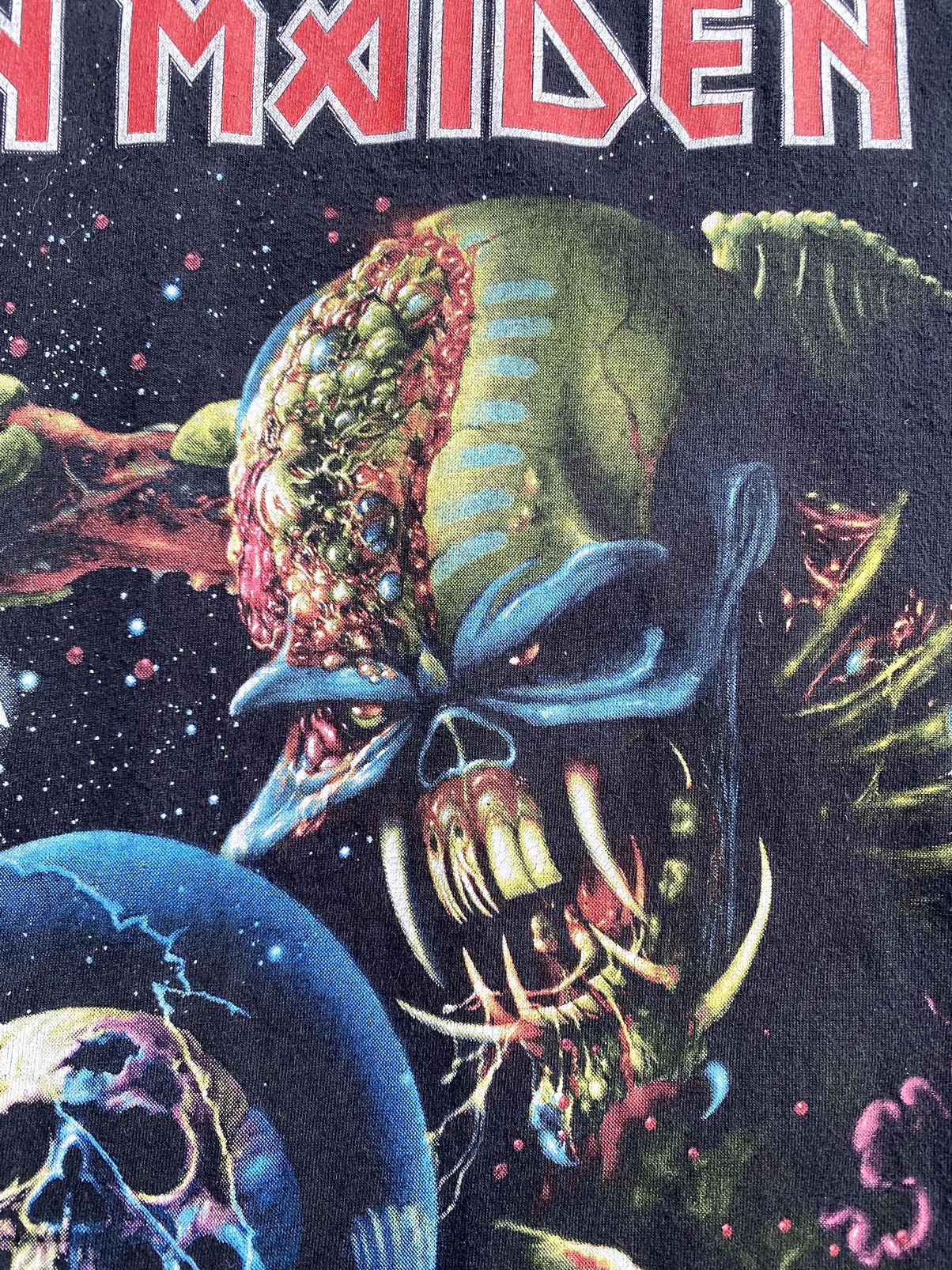 Band Tees × Iron Maiden × Vintage 00’s Vintage Iron Maiden The Final Frontier T Shirt Y2K Size US XL / EU 56 / 4 - 8 Thumbnail