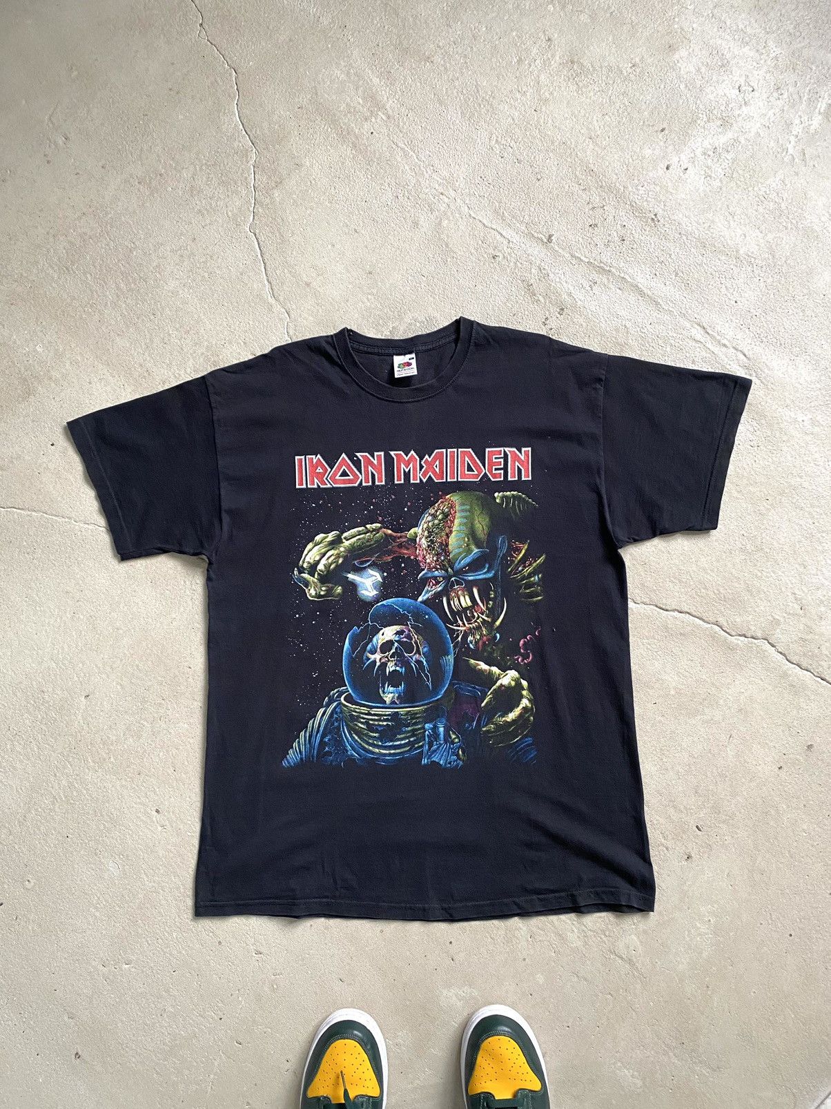 Band Tees × Iron Maiden × Vintage 00’s Vintage Iron Maiden The Final Frontier T Shirt Y2K Size US XL / EU 56 / 4 - 1 Thumbnail