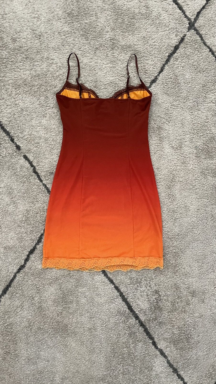 open lace back dress Flow Dress