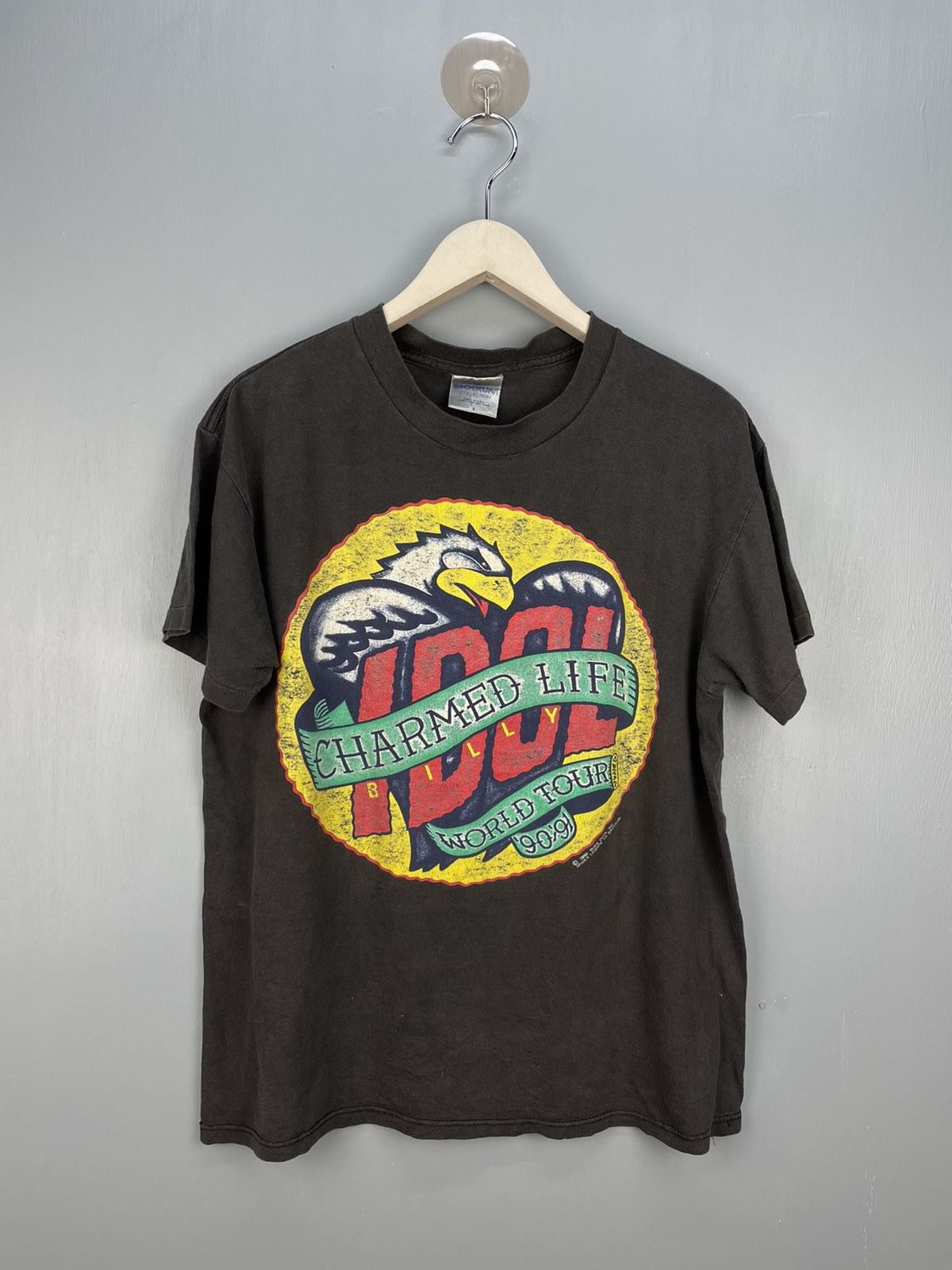 Vintage 90s Billy Idol Charmed Life World Tour 90/91 t shirt