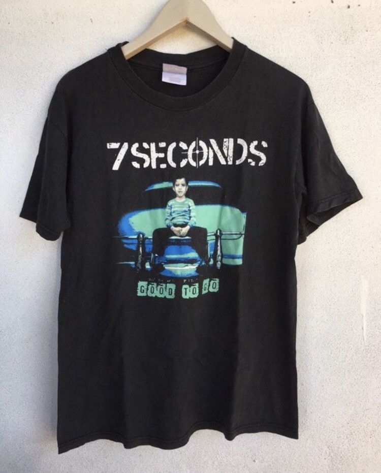 Band Tees Vintage Y2K 7 Seconds good to go punk band t shirt Size US M / EU 48-50 / 2 - 1 Thumbnail