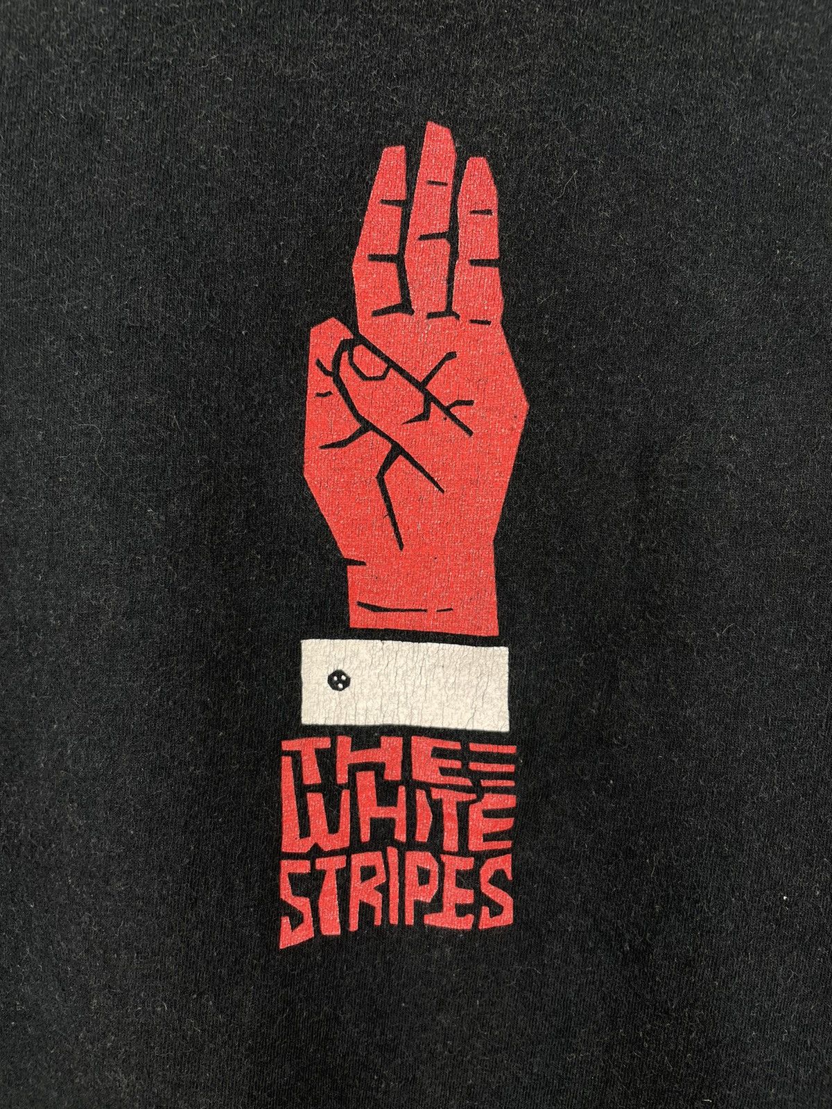 Band Tees × Vintage Vintage Y2K The White Stripes band t shirt Size US M / EU 48-50 / 2 - 4 Thumbnail