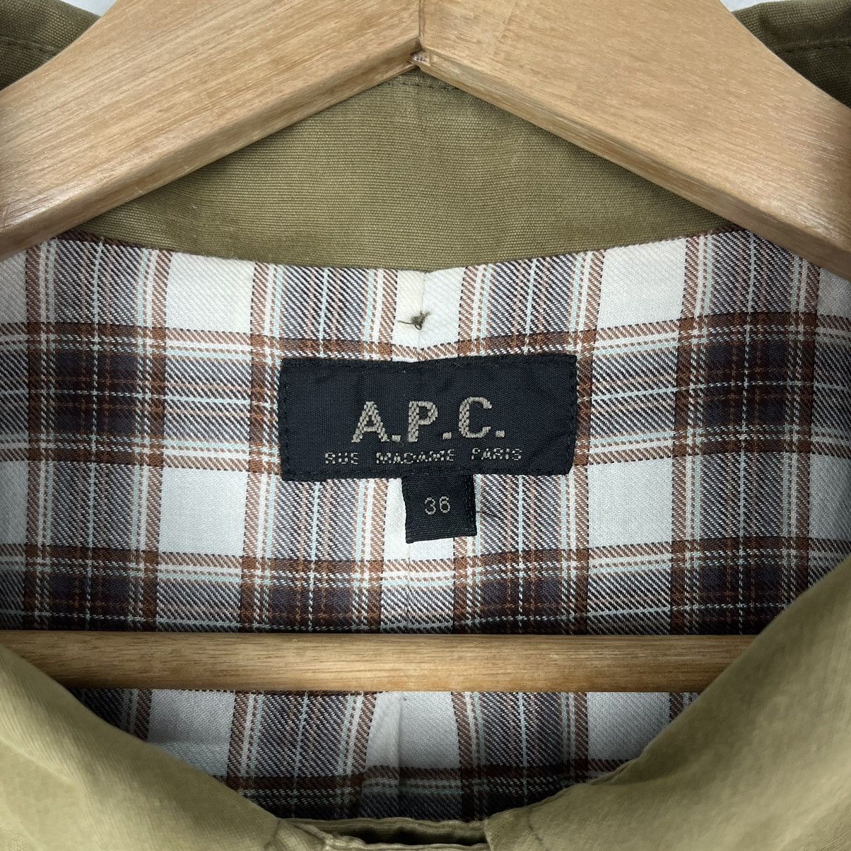 A.P.C. A.P.C Hooded Trench Coat Jacket Size US S / EU 44-46 / 1 - 12 Thumbnail