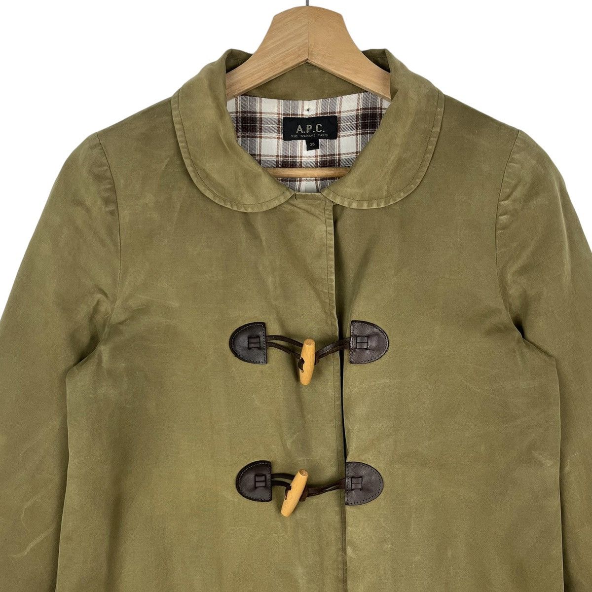 A.P.C. A.P.C Hooded Trench Coat Jacket Size US S / EU 44-46 / 1 - 3 Thumbnail