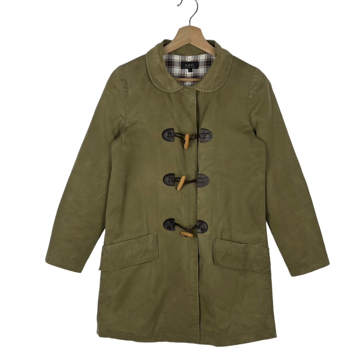 A.P.C. A.P.C Hooded Trench Coat Jacket Size US S / EU 44-46 / 1 - 2 Thumbnail