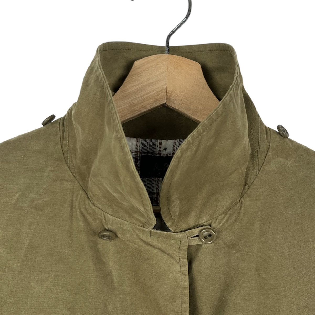 A.P.C. A.P.C Hooded Trench Coat Jacket Size US S / EU 44-46 / 1 - 7 Thumbnail