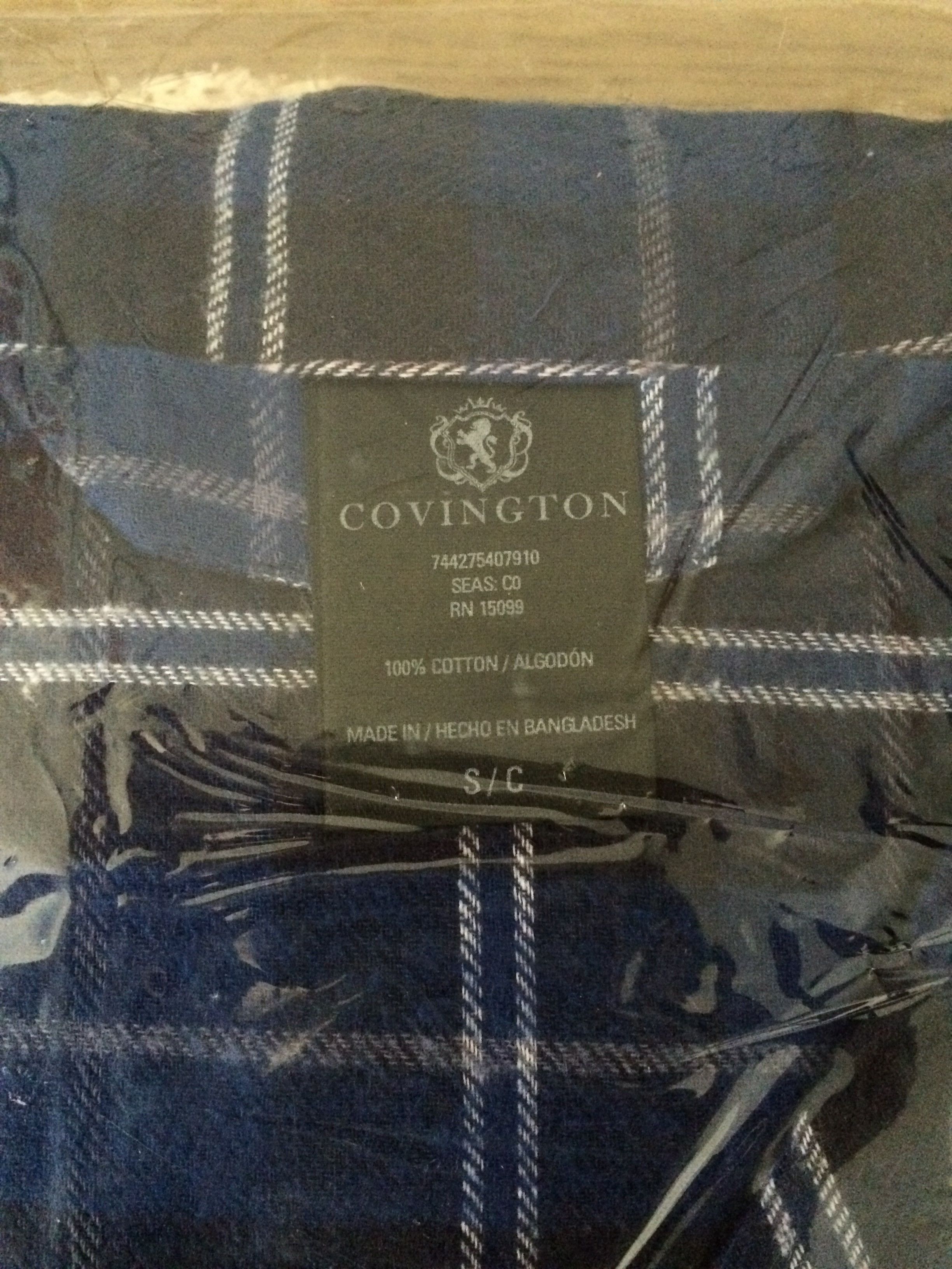 Covington Covington Men's flannel pajamas Set - Size S Size US S / EU 44-46 / 1 - 2 Thumbnail