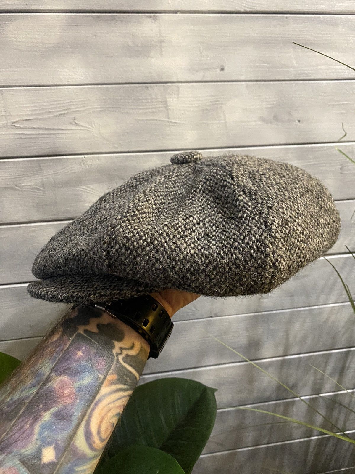Harris Tweed Rare Vintage Hat Harris Tweed. Size ONE SIZE - 4 Thumbnail