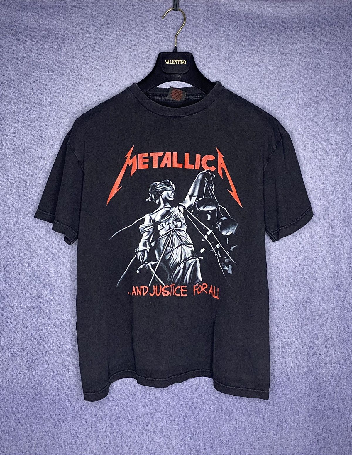 Band Tees × Metallica × Vintage Vintage Metallica and justice for all T shirt Size US XL / EU 56 / 4 - 1 Thumbnail
