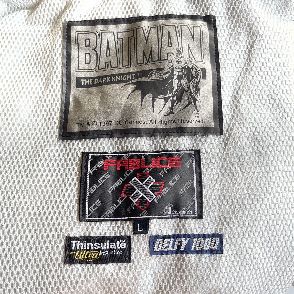 DC Comics Rare‼️Vintage Fablice Batman The Dark Knight Ski Jacket Size US L / EU 52-54 / 3 - 19 Thumbnail