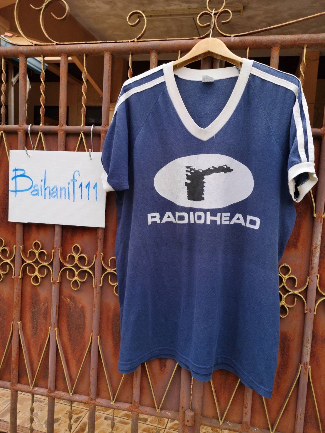 Band Tees × Vintage Rare. Vintage Radiohead Rock Band T-shirt Size US XL / EU 56 / 4 - 2 Thumbnail
