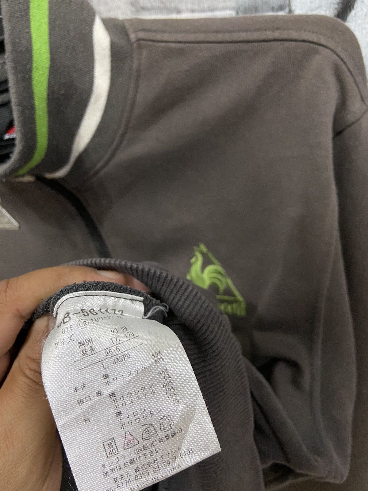 Japanese Brand Vintage Le Coq Sportif sweatshirt small logo embroidered Size US L / EU 52-54 / 3 - 6 Thumbnail