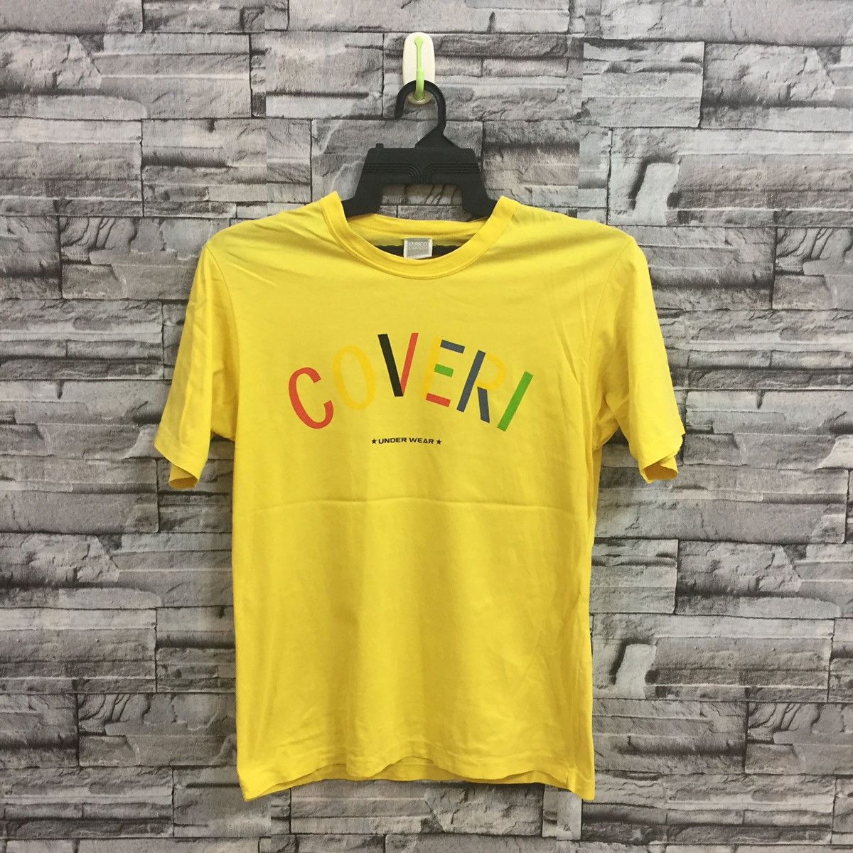 Japanese Brand Vintage Enrico Coveri t shirt spellout multicolour fits S Size US S / EU 44-46 / 1 - 1 Thumbnail