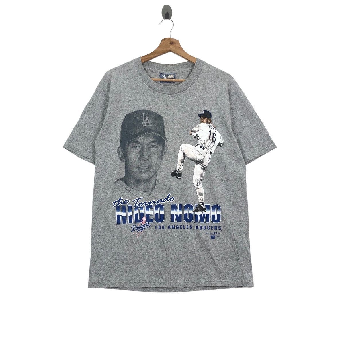 Vintage MLB LA DODGERS Hideo Nomo The Tornado Made In Usa
