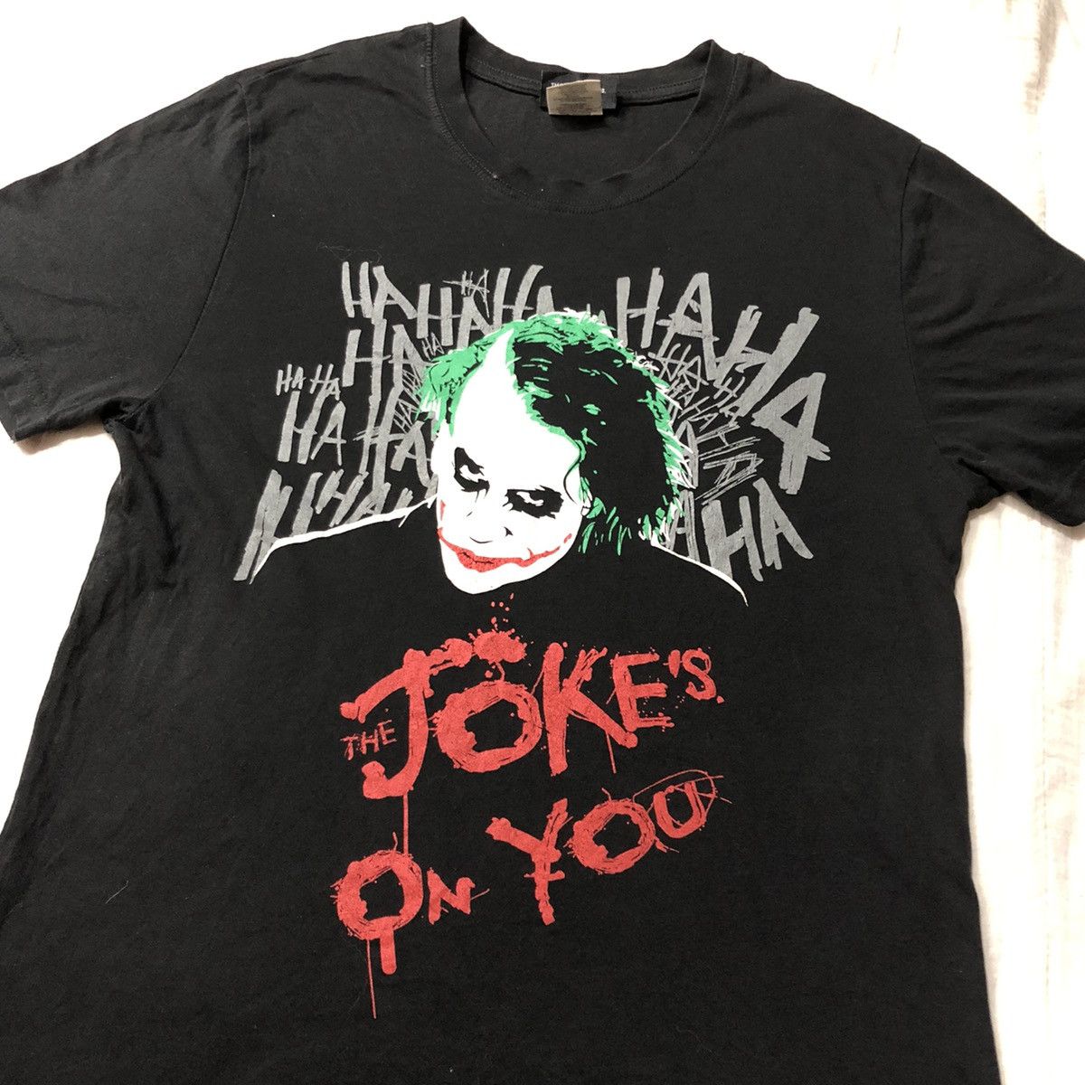 Vintage Joker Heath Ledger T Shirt Size US S / EU 44-46 / 1 - 1 Thumbnail