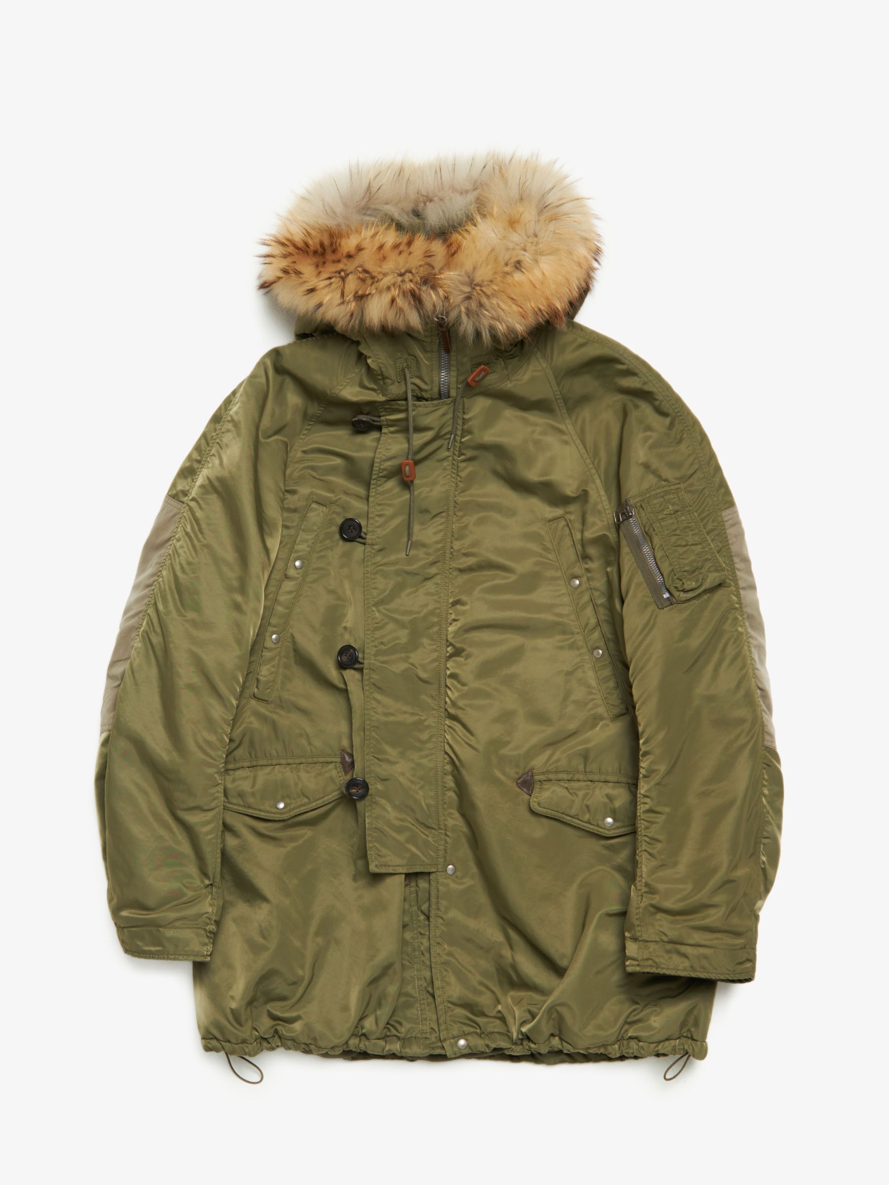 Visvim Valdez FW17 Nylon/Wool Pile Coat - GREEN | Grailed