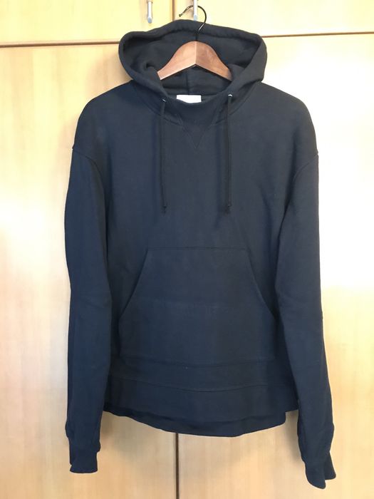 John Elliott Kake Mock Pullover Hoodie In Black Grailed