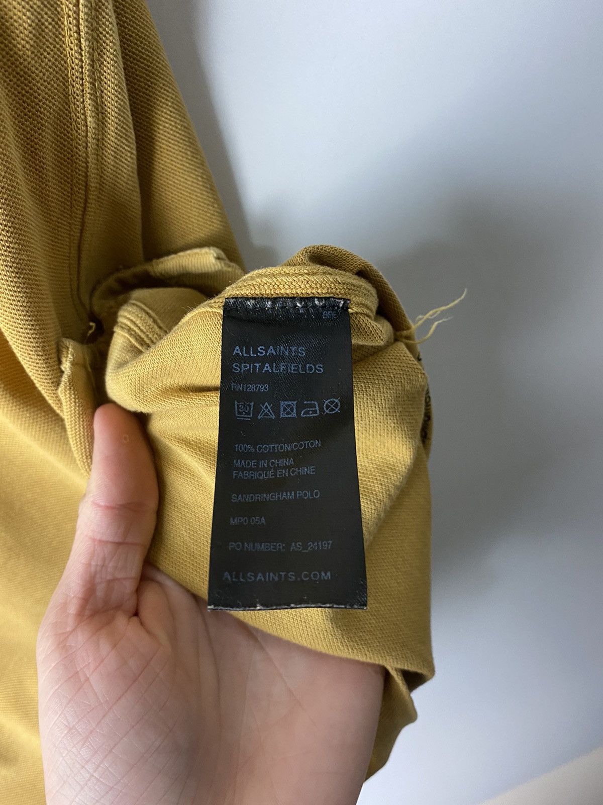 Allsaints Allsaints luxury polo t-shirts size M Size US M / EU 48-50 / 2 - 4 Thumbnail