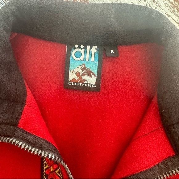 Kuhl Alf By Kuhl Red Bergan Wool Zip Front Jacket Size S / US 4 / IT 40 - 5 Thumbnail