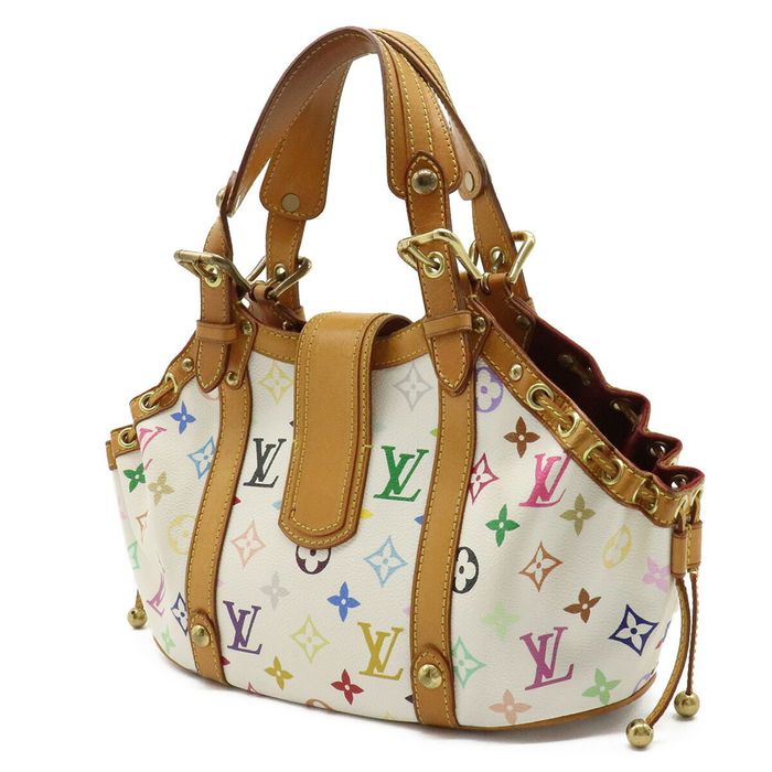 Louis+Vuitton+Teda+Top+Handle+Bag+PM+Multicolor+Canvas for