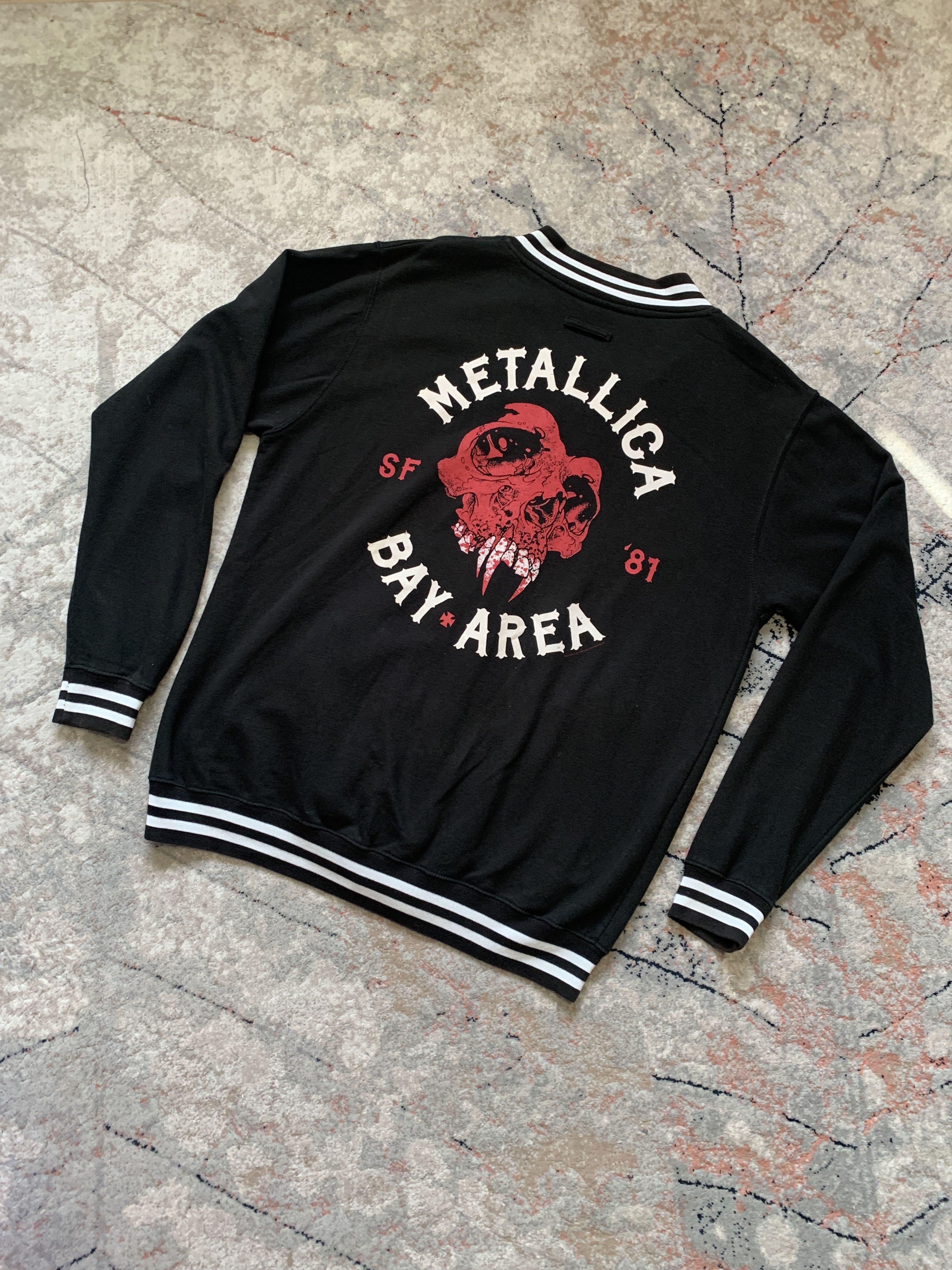 Band Tees Metallica Bay Area Vintage Jacket Size US XXL / EU 58 / 5 - 1 Thumbnail