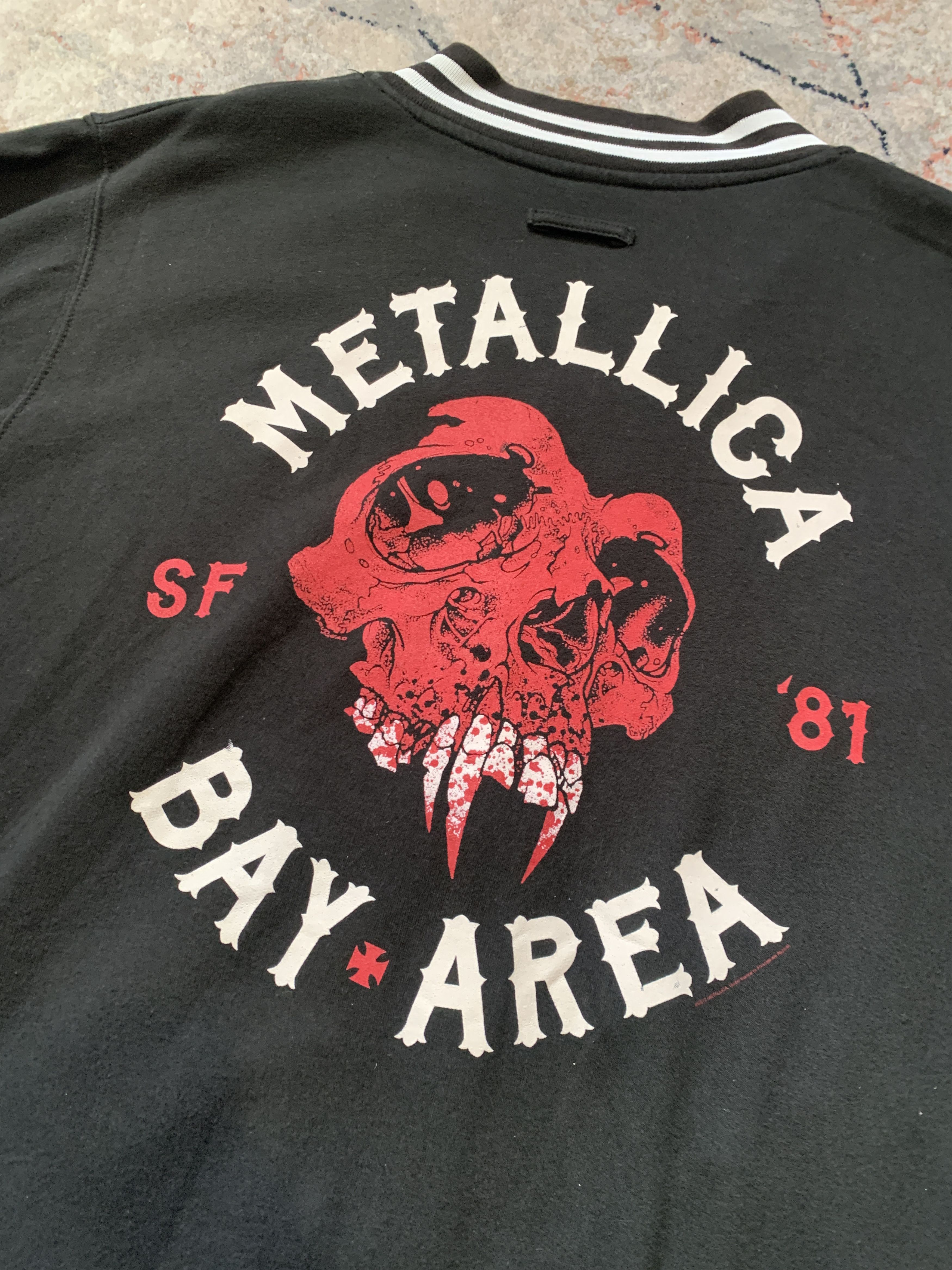 Band Tees Metallica Bay Area Vintage Jacket Size US XXL / EU 58 / 5 - 13 Thumbnail