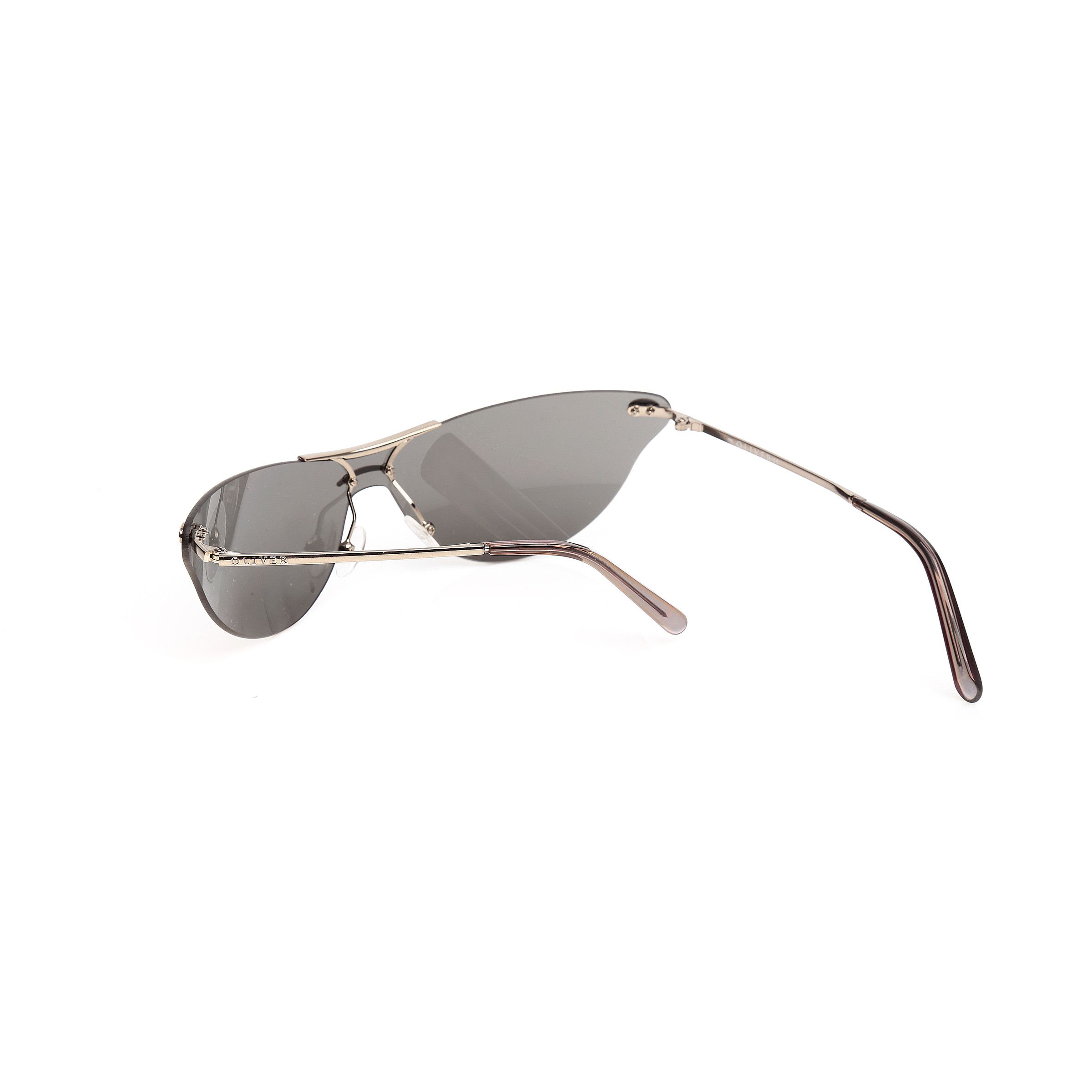 Valentino Oliver by Valentino 90's Silver Rimless Sunglasses Size ONE SIZE - 3 Thumbnail