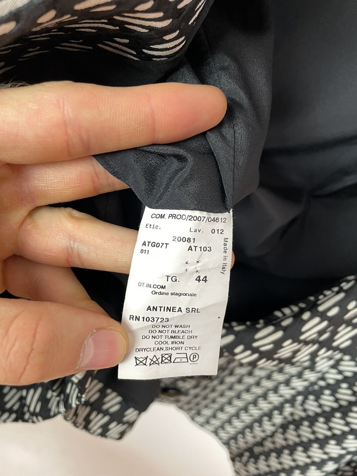 Giorgio Armani ARMANI COLLEZIONi made in Italy pied-de-poule blazer jacket Size M / US 6-8 / IT 42-44 - 9 Thumbnail