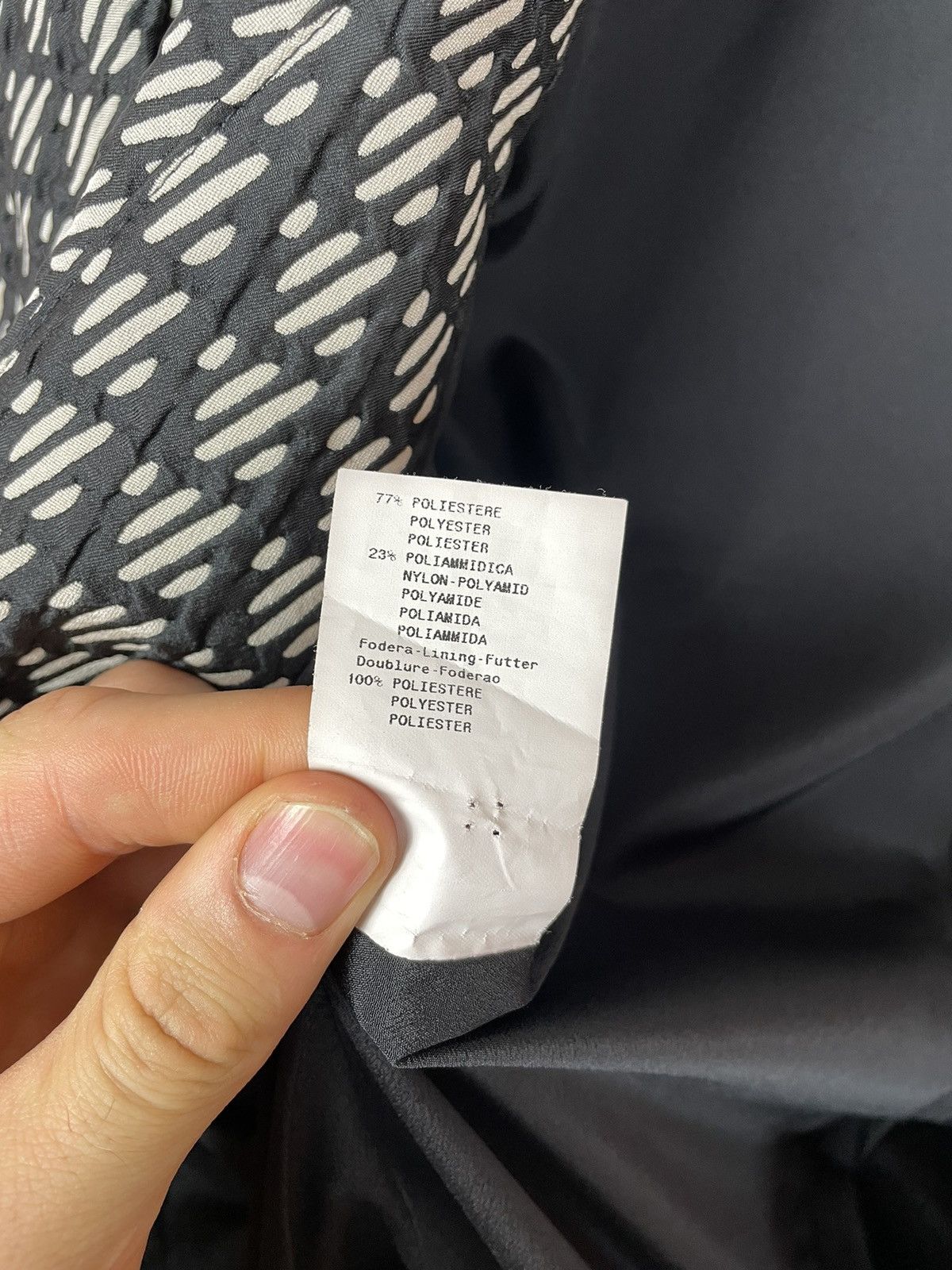 Giorgio Armani ARMANI COLLEZIONi made in Italy pied-de-poule blazer jacket Size M / US 6-8 / IT 42-44 - 8 Thumbnail