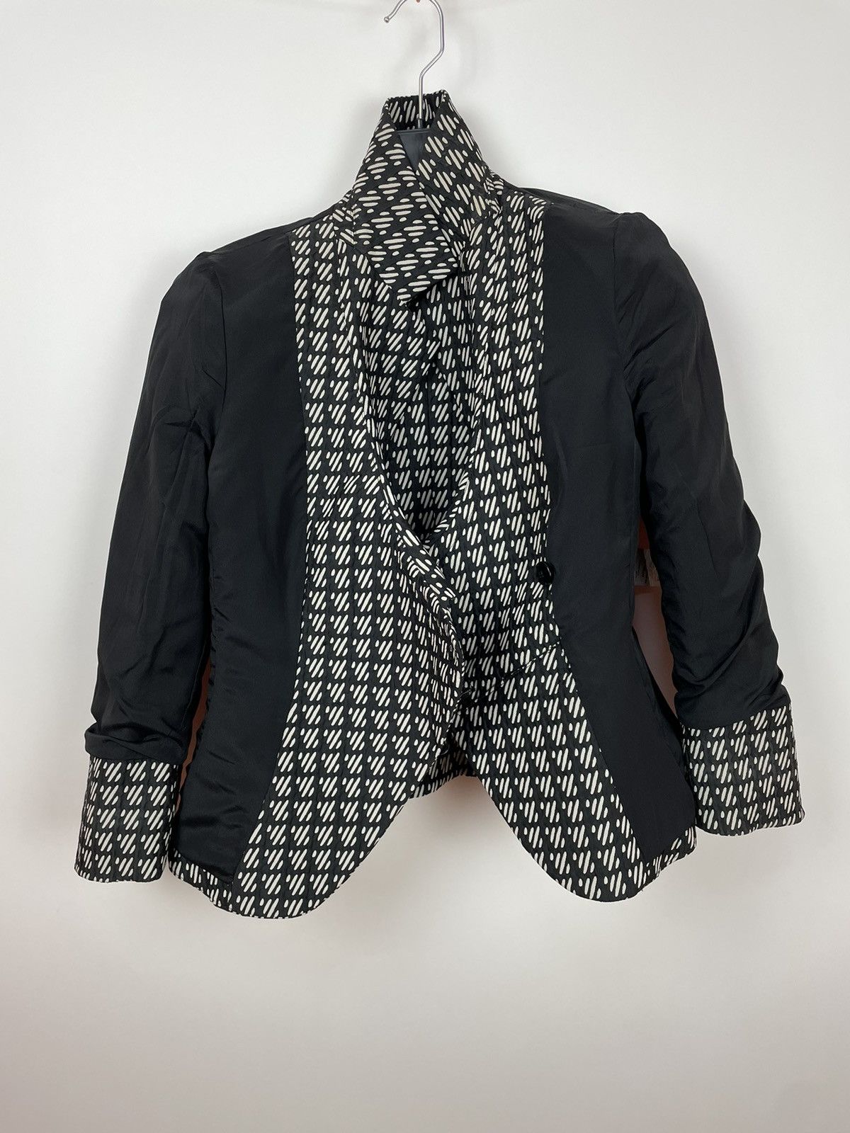Giorgio Armani ARMANI COLLEZIONi made in Italy pied-de-poule blazer jacket Size M / US 6-8 / IT 42-44 - 7 Thumbnail