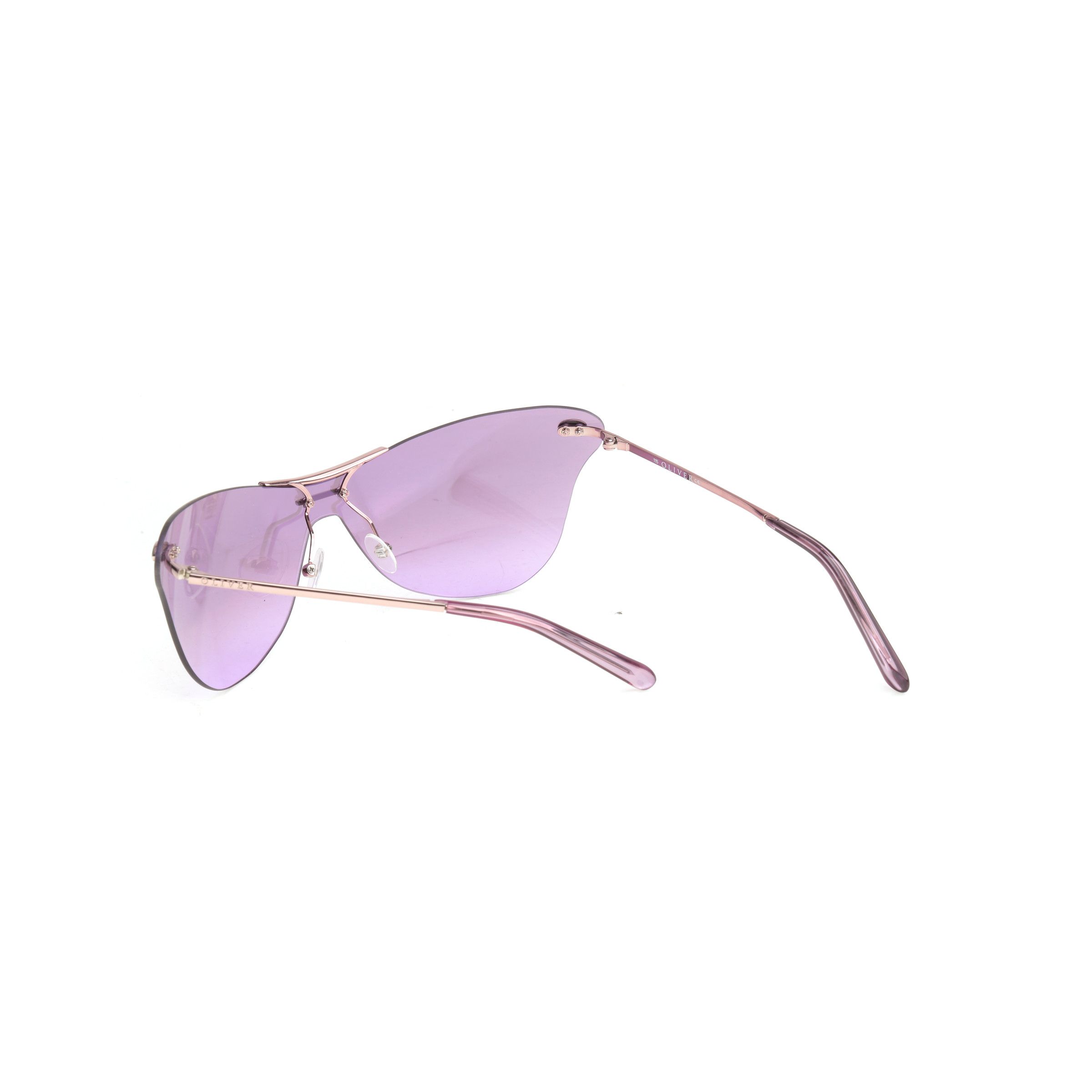 Valentino Oliver by Valentino 90's Pink Oversize Cat-Eye Sunglasses Size ONE SIZE - 3 Thumbnail