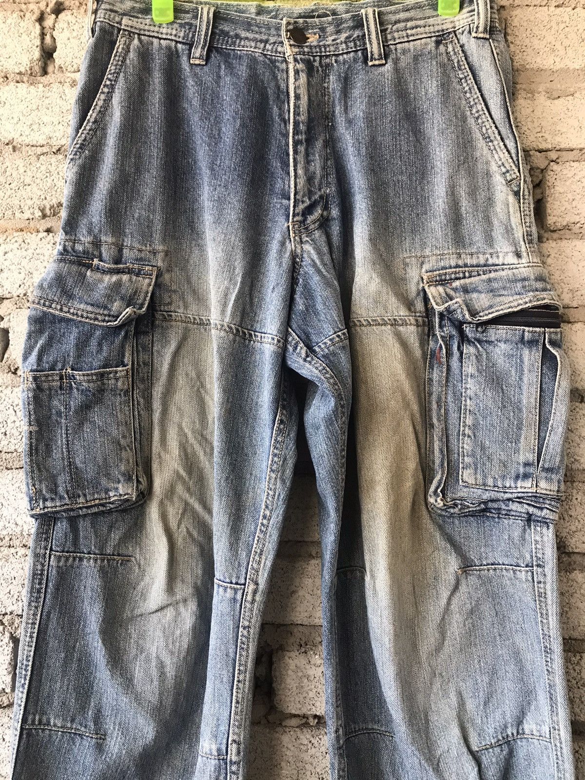 If Six Was Nine × Japanese Brand × Vintage Vintage Japanese Brand Dogman Cargo Jeans Size US 31 - 3 Thumbnail