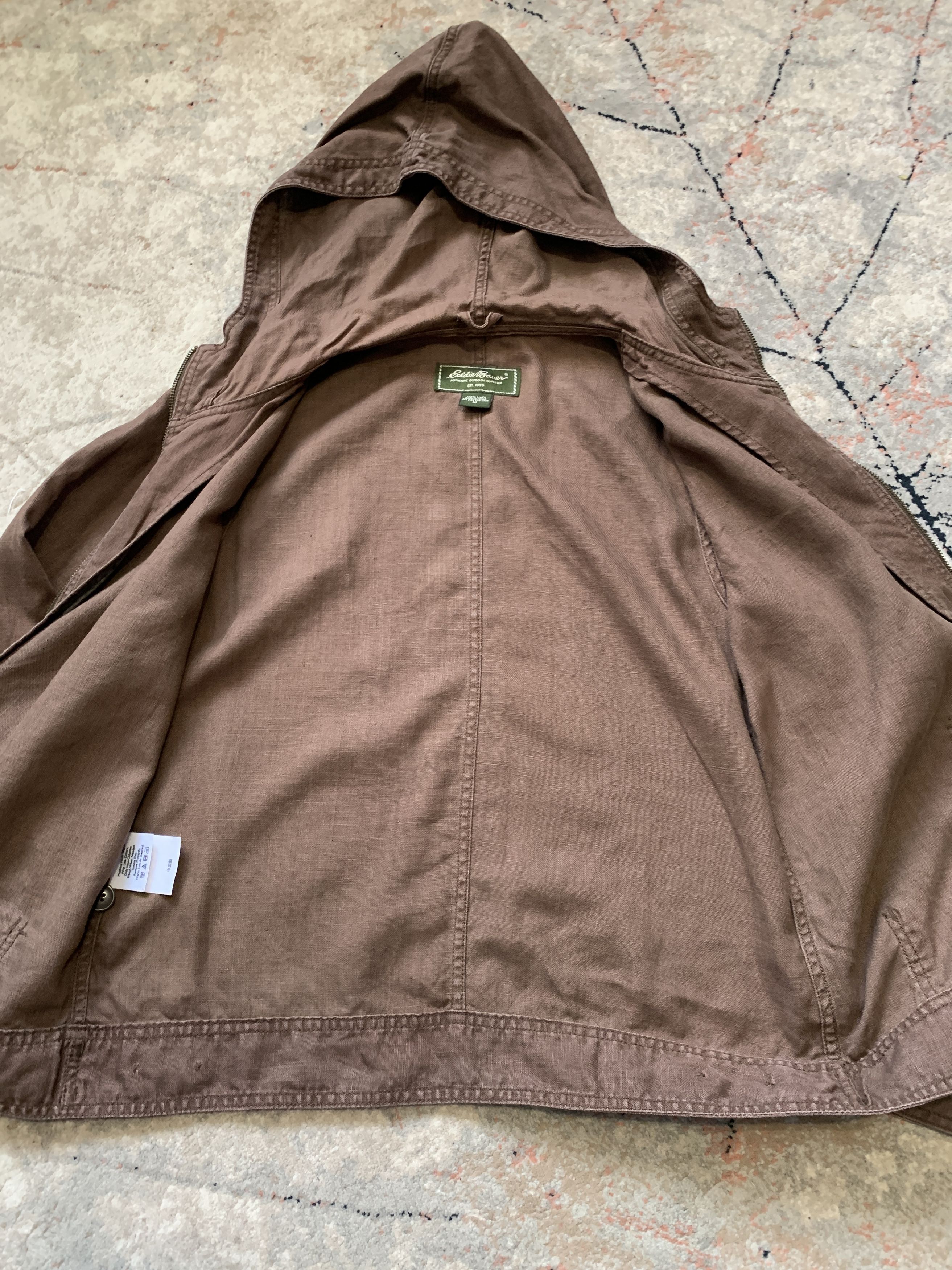 Eddie Bauer Eddie Bauer Vintage 100% Linen Outdoor Jacket Size US M / EU 48-50 / 2 - 3 Thumbnail
