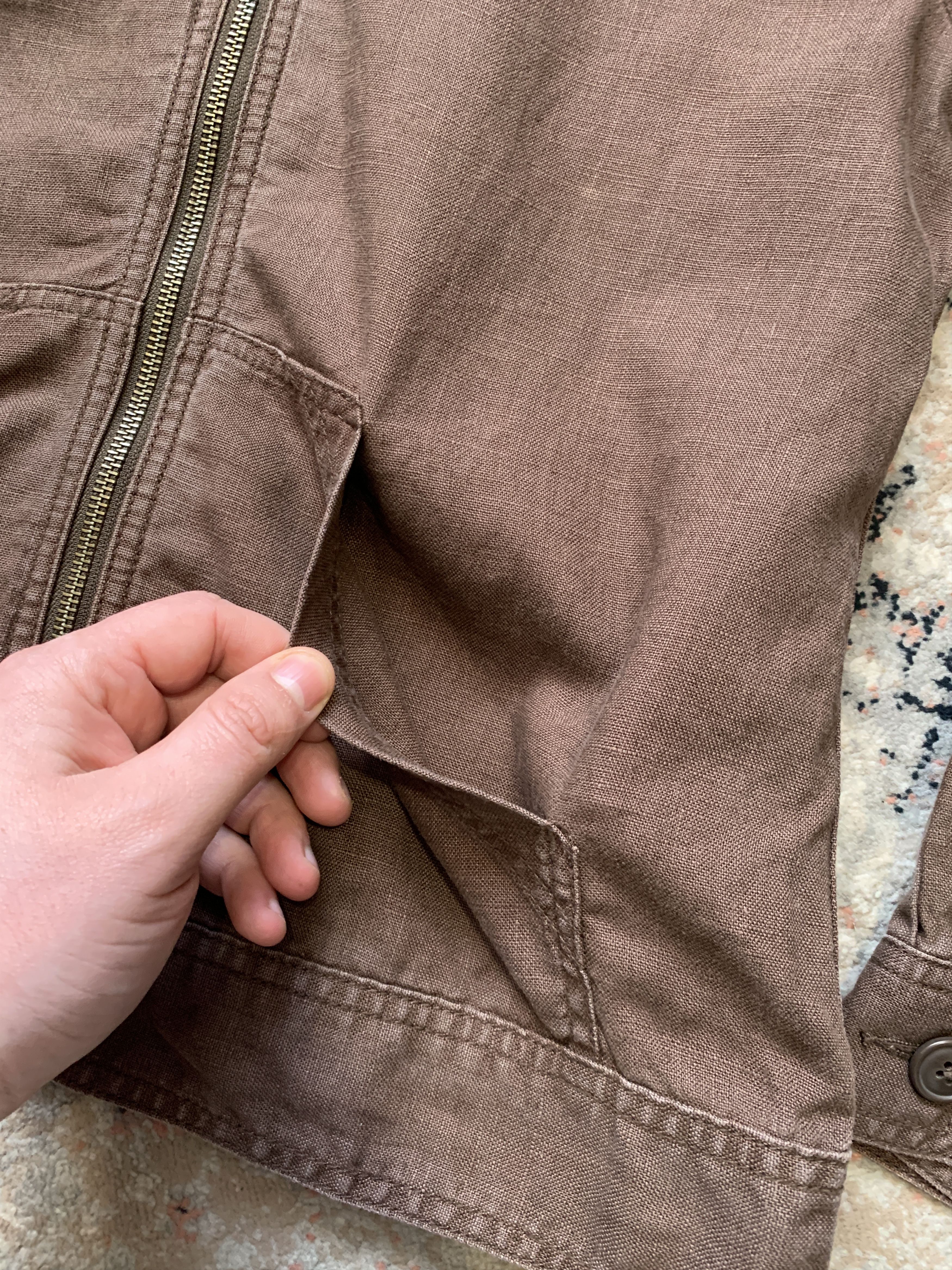 Eddie Bauer Eddie Bauer Vintage 100% Linen Outdoor Jacket Size US M / EU 48-50 / 2 - 5 Thumbnail