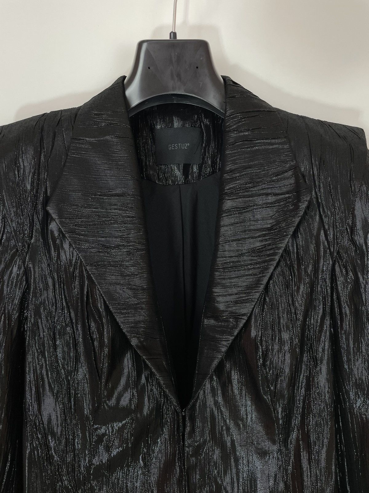 Gestuz GESTUZ PLEATED Womens black cocktails blazer jacket size 36 Size XS / US 0-2 / IT 36-38 - 7 Thumbnail