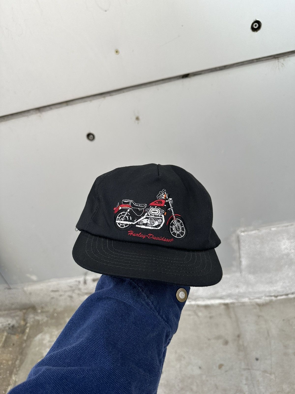 Harley Davidson Vintage Harley Davidson Cap Size ONE SIZE - 1 Thumbnail