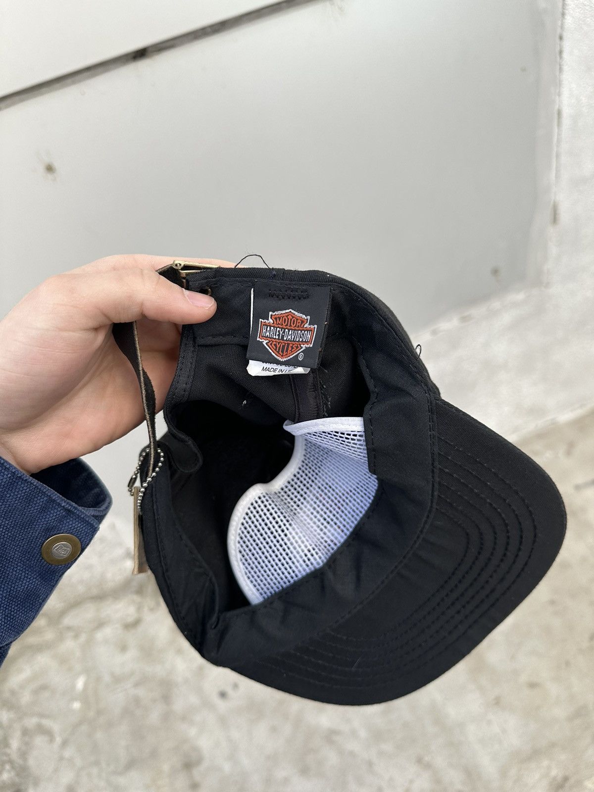 Harley Davidson Vintage Harley Davidson Cap Size ONE SIZE - 4 Thumbnail